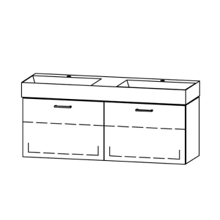 Waschtischmöbel Vanity Seto Easy 142