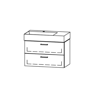 Waschtischmöbel Vanity Seto 81