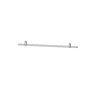 Relingstange, Länge 100 cm. verchromt glanz