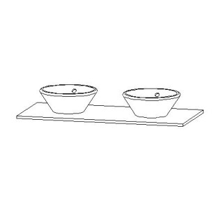 Waschtischelement Vanity-Bocco 120-2