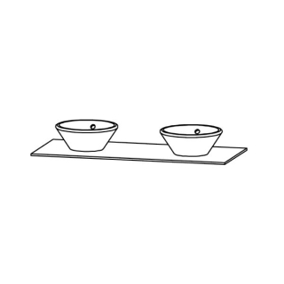 Waschtischelement Vanity-Bocco