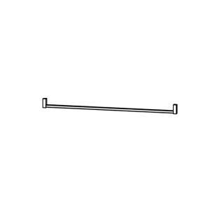 Relingstange kantig Länge 100 cm.