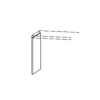 Seitenteil Vanity-Bocco 2 x 40-84 cm