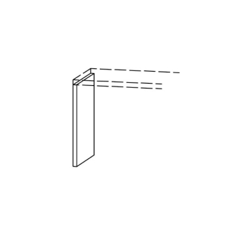 Seitenteil Vanity-Bocco 3 x 40-84 cm
