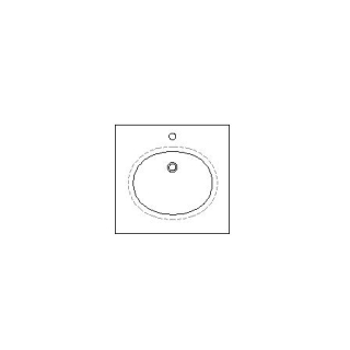 Corianbecken Mod. 810 A/S Innenmass