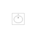 Corianbecken Mod. 810 A/S Innenmass