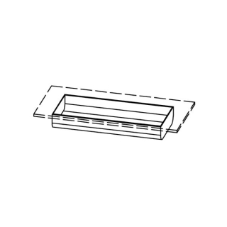 Corianbecken FP-90-37 Innenmasse 90 x 37 x 12,5 cm.