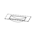 Corianbecken FW 80 Innenmasse 77,4 x 37 x 12 cm.