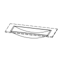 Corianbecken FW 110 Innenmasse 110 x 37 x 12,5 cm.