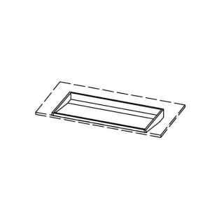 Corianbecken FS-80 Innenmass 80 x 38 x 7 cm.