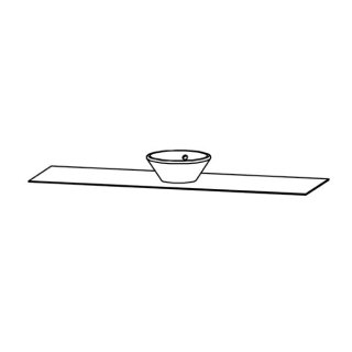 Waschtischelement Vanity-Bocco