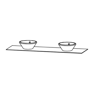 Waschtischelement Vanity-Bocco