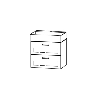 Waschtischmöbel Vanity Seto 60