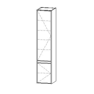 Hochschrank Vanity-Star