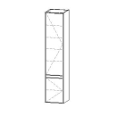 Hochschrank Vanity-Star