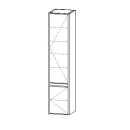 Hochschrank Vanity-Star