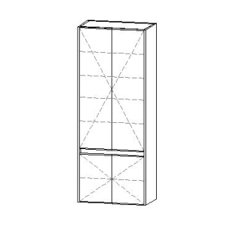 Hochschrank Vanity-Star