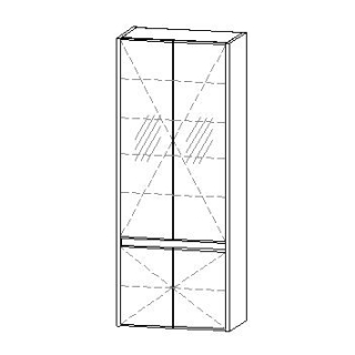 Hochschrank Vanity-Star