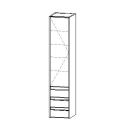 Hochschrank 34 x 160 x 37 cm