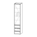 Hochschrank Vanity-Star