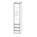 Hochschrank Vanity-Star