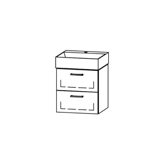 Waschtischmöbel Vanity Seto 50