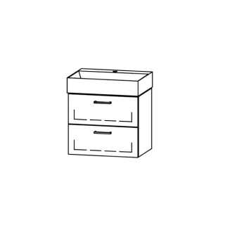 Waschtischmöbel Vanity Seto 60