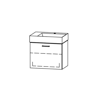 Waschtischmöbel Vanity Seto Easy 65