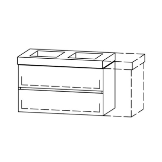Unterbau Vanity Keramik Pasofino Line