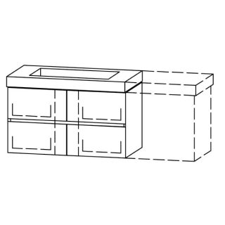 Unterbau Vanity Keramik Pasofino Line