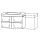 Unterbau Vanity Keramik Pasofino Line
