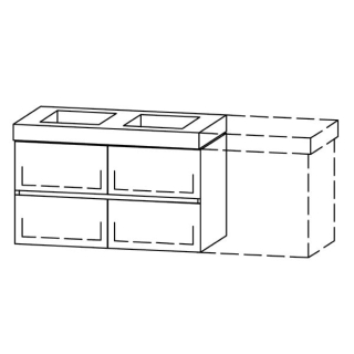 Unterbau Vanity Keramik Pasofino Line