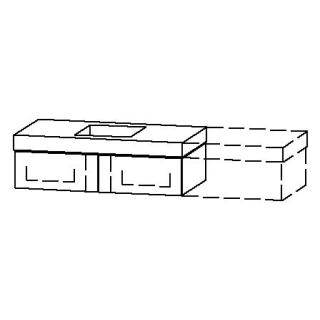 Unterbau Vanity-Cubo