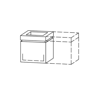 Unterbau Vanity-Keramik Aquino