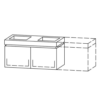 Unterbau Vanity-Keramik Aquino