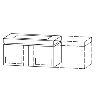 Unterbau Vanity-Keramik Aquino