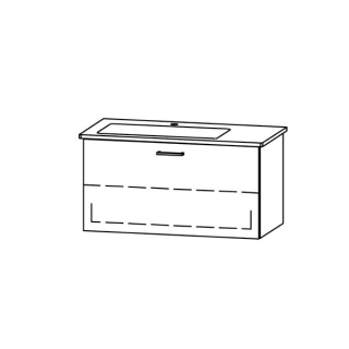 Unterbau Vanity-Venticello Easy 100