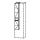 Hochschrank Vanity-Keramik Style