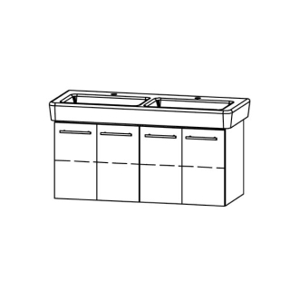 Unterbau Vanity-Pro S 120-2