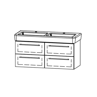 Unterbau Vanity-Pro S 120-2