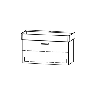 Unterbau Vanity-Val Easy 95