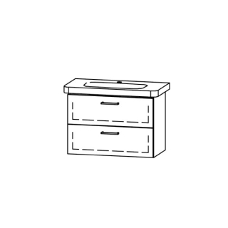 Unterbau Vanity-Durastyle Compact 78,5