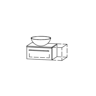 Waschtischmöbel Vanity-Bocco Minimo