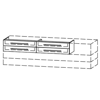 Unterbau Vanity-Bocco