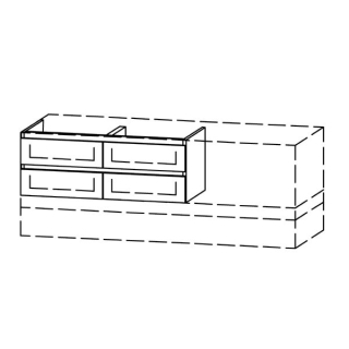 Unterbau Vanity-Bocco Style
