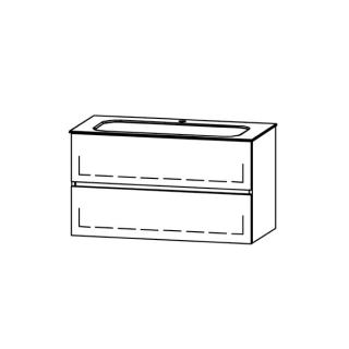 Unterbau Vanity-Finion Line 100