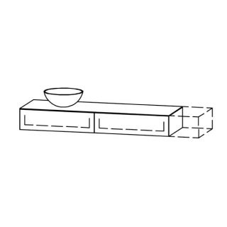 Waschtischmöbel Vanity-Pasofino