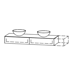 Waschtischmöbel Vanity-Pasofino
