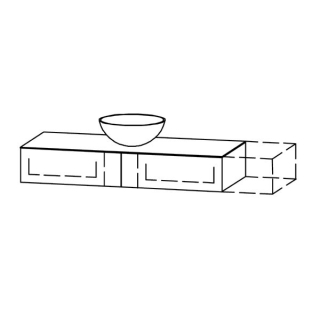 Waschtischmöbel Vanity-Pasofino