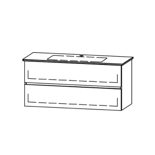 Unterbau Vanity-Me by Starck Line 123